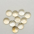 10Pcs Lot Citrine Round Cabochon 6mm. (10 pcs.)