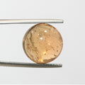 Yellow Tourmaline Smooth Round Cabochon 14.3mm. (12.51ct.)