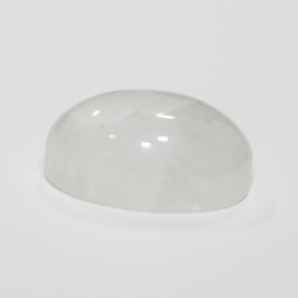 Lote de 4 cabujones ovalados de piedra lunar de 14 x 10 mm (4 piezas).