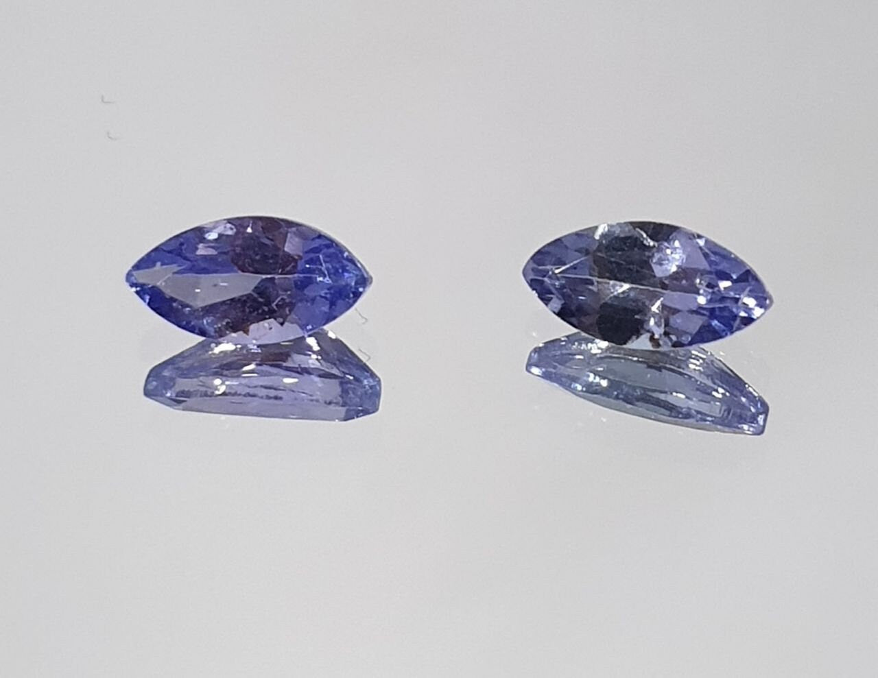 1 Pair Tanzanite Marquise 6x3mm Tanzanite 2 pcs  Lot Natural Gemstones- Natural Genuine Tanzanite