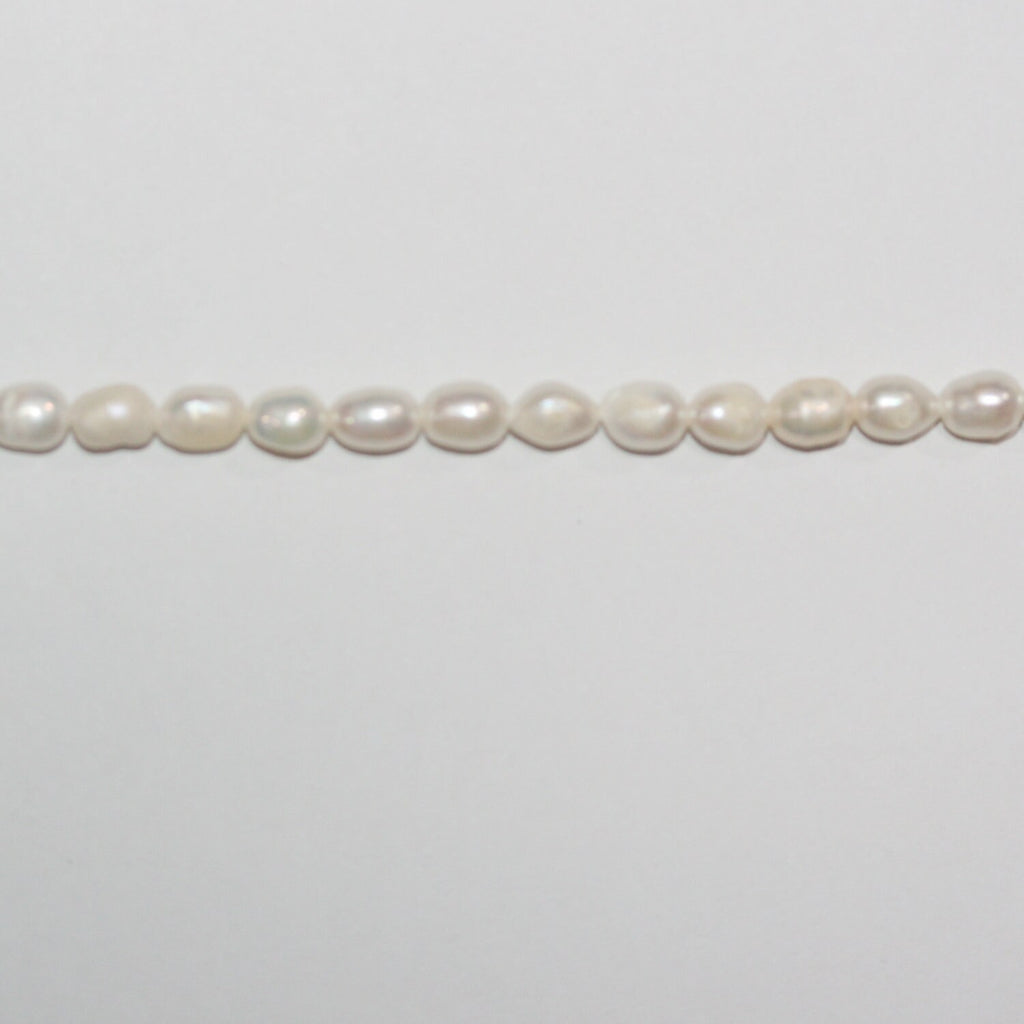 13" St FreshWater Oval Pearl 5-6mm.-Strand 35cm. -Natural Pearls wholesale Prices