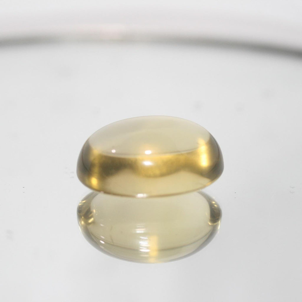 Lemon Quartz Oval Cabochon 24.4x18mm 38.82ct