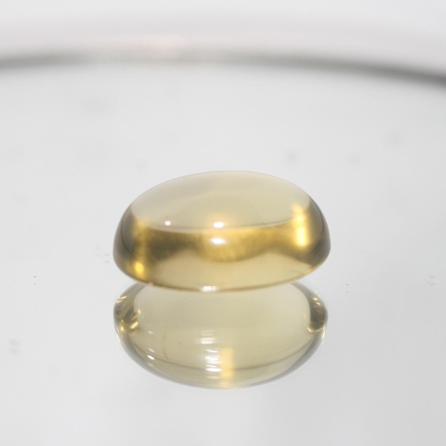 Lemon Quartz Oval Cabochon 24.4x18mm 38.82ct