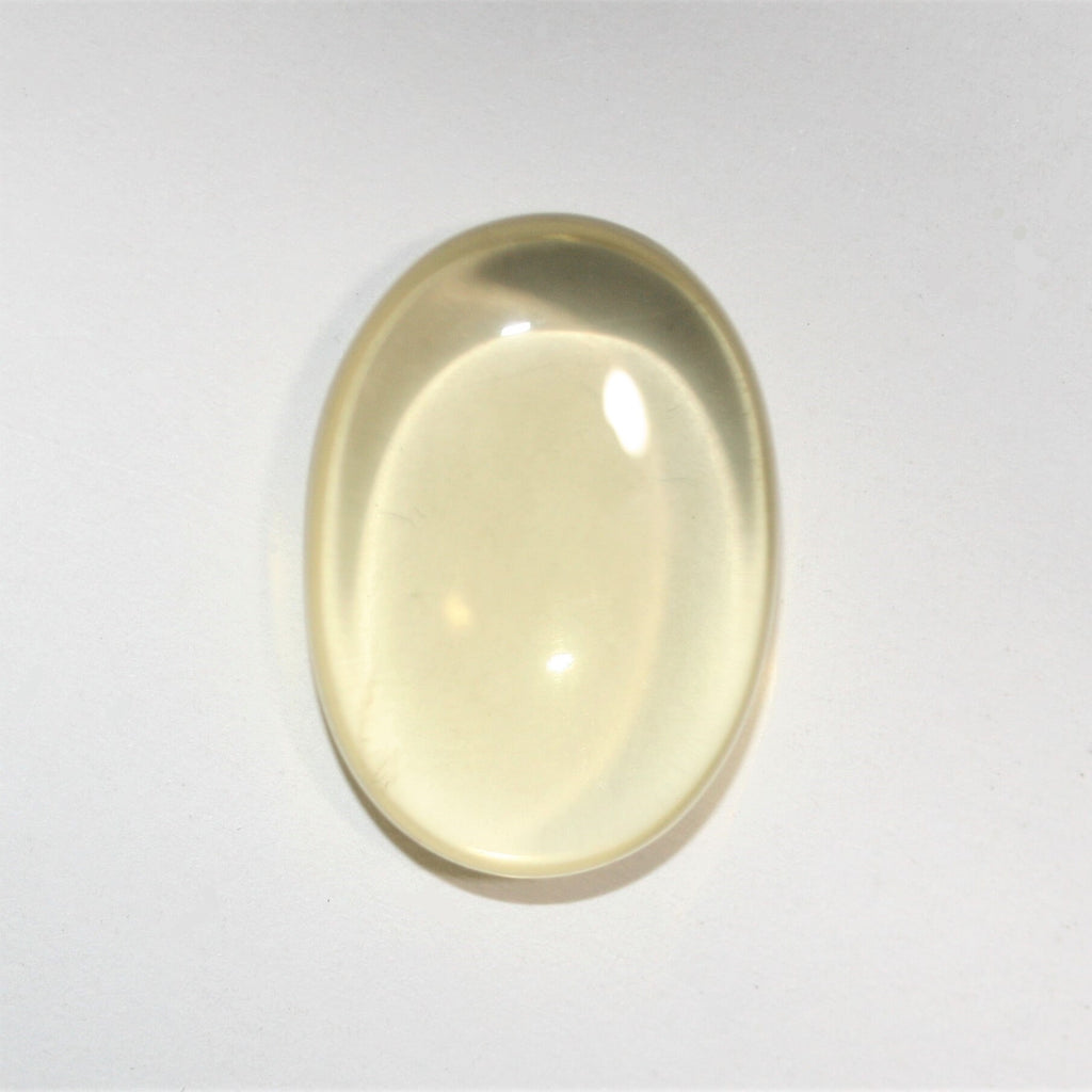 Lemon Quartz Smooth Oval Cabochon 21.8x15.6mm. (16.3ct.)