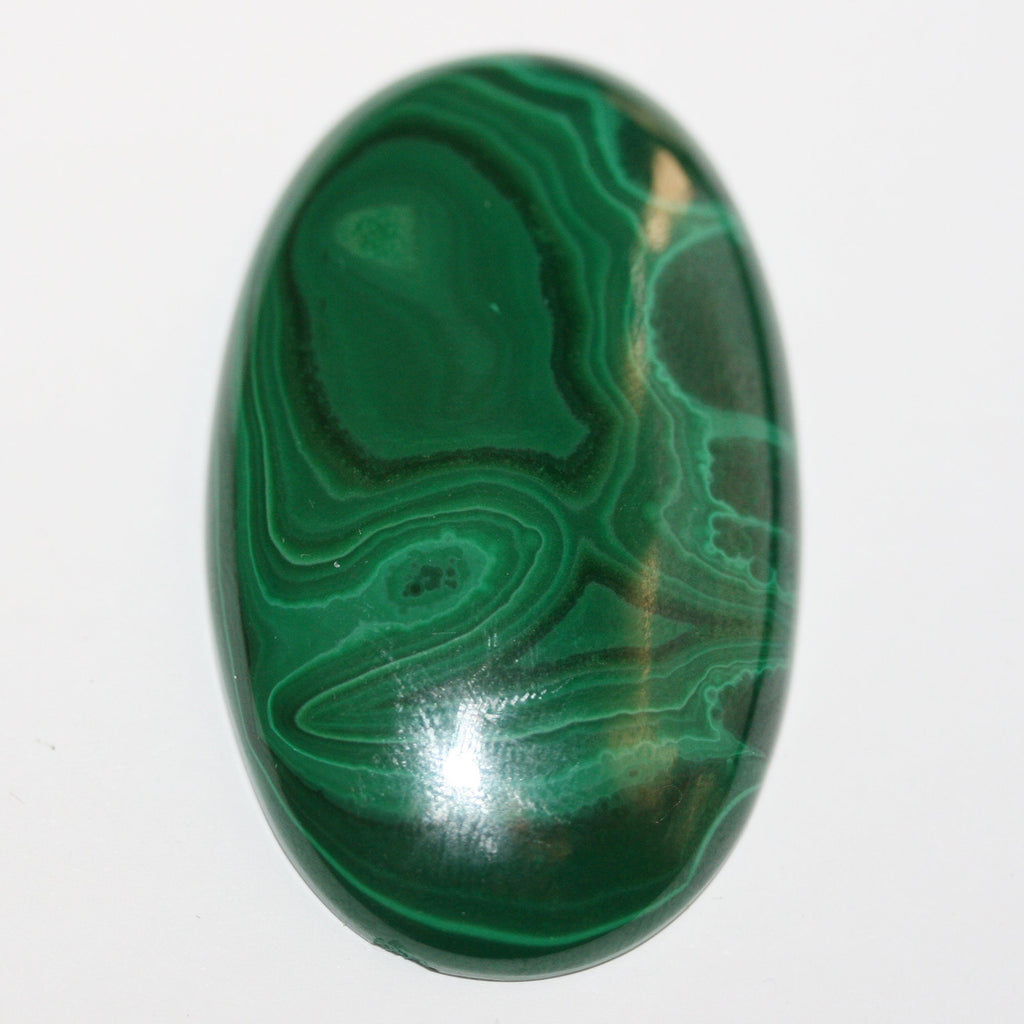 Malachite Oval Cabochon 54x32.5mm.(171.4ct)