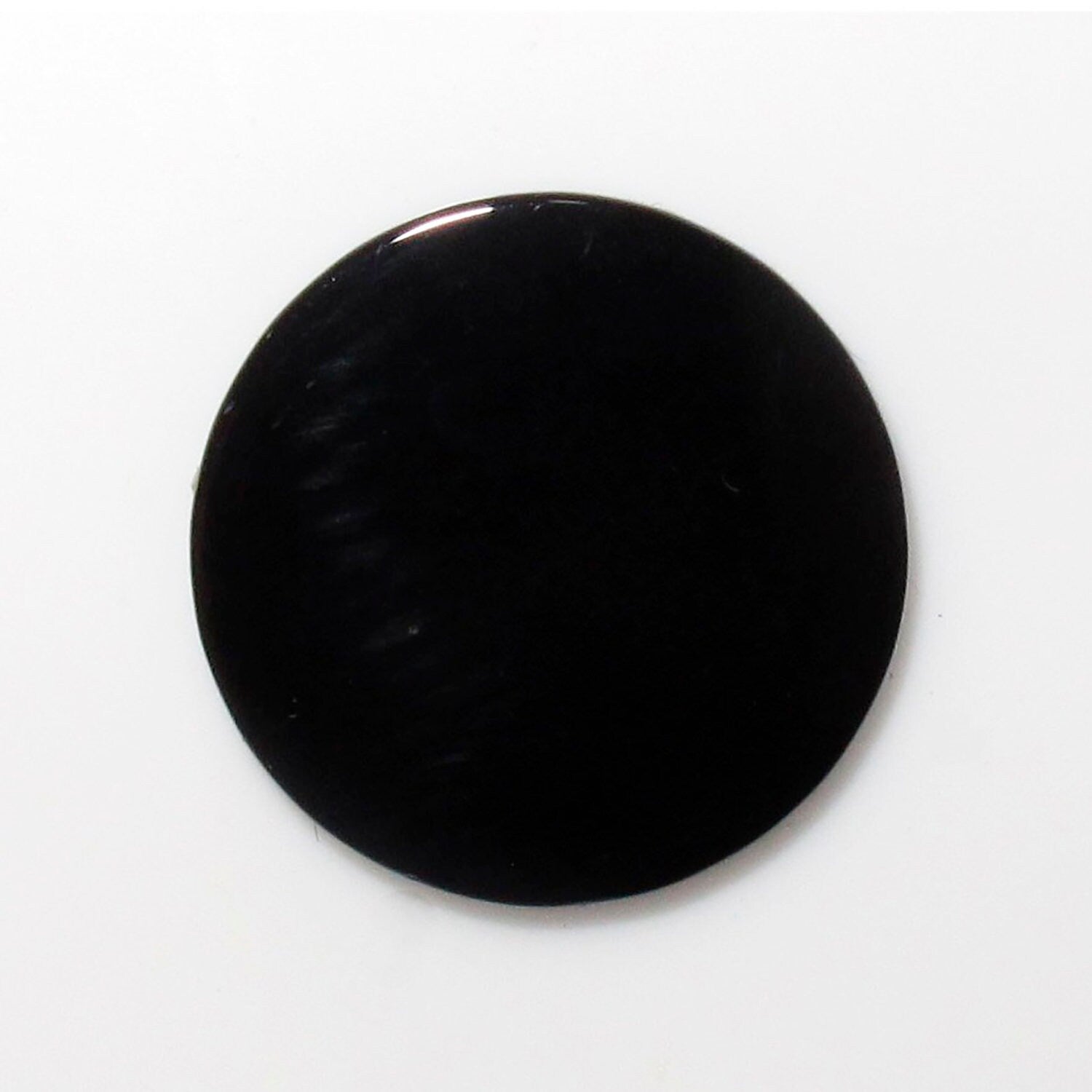 Lote de 8 cabujones de disco plano de ónix de 14 mm. (8 piezas) grosor 4 mm