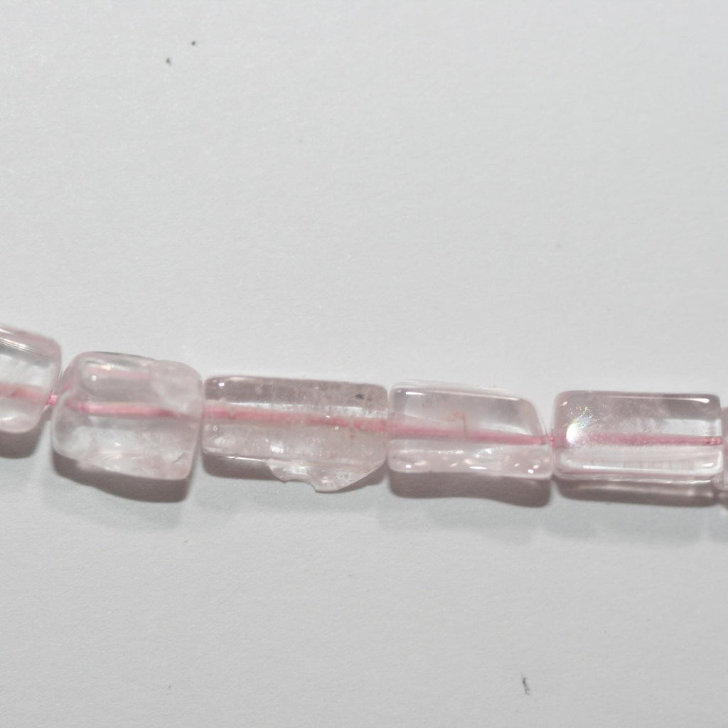 13" St Rose Quartz Smooth Prism Beads 9x5mm. Approx. -Strand 33cm- Item.14939
