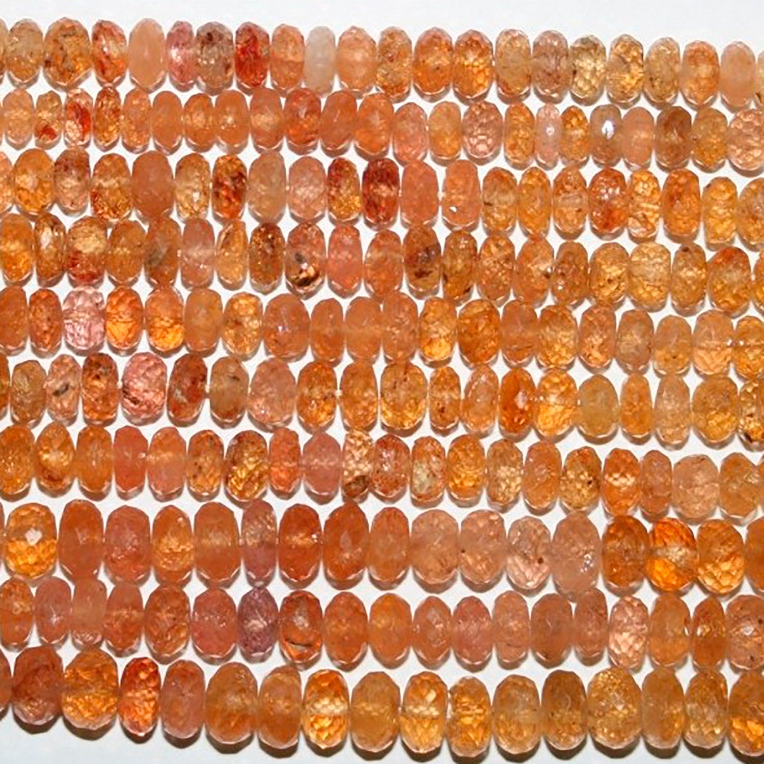 14" St Imperial Topaz Faceted Rondelle 5-6x3mm.-Strand 36mm
