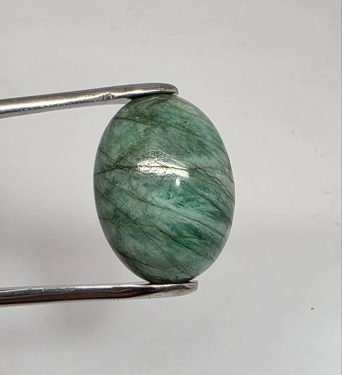 Huge Emerald Smooth Oval Cabochon 24.6x18.4mm 41.5ct- wholesale Price.