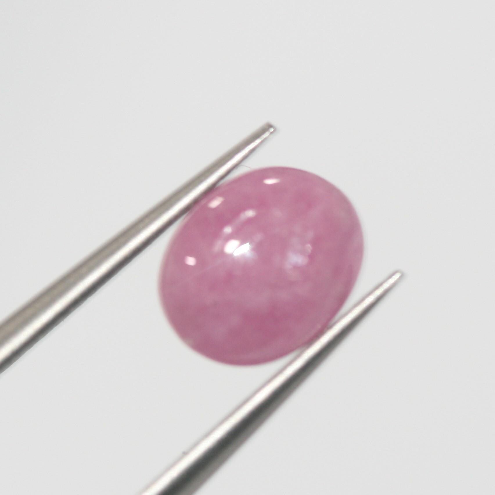 Pink Sapphire Lot Oval Cabochon 8x7mm-.Approx.(4pcs)