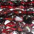 14" St Garnet Smooth Nugget Beads 13x11mm.Approx.-Strand. 38cm