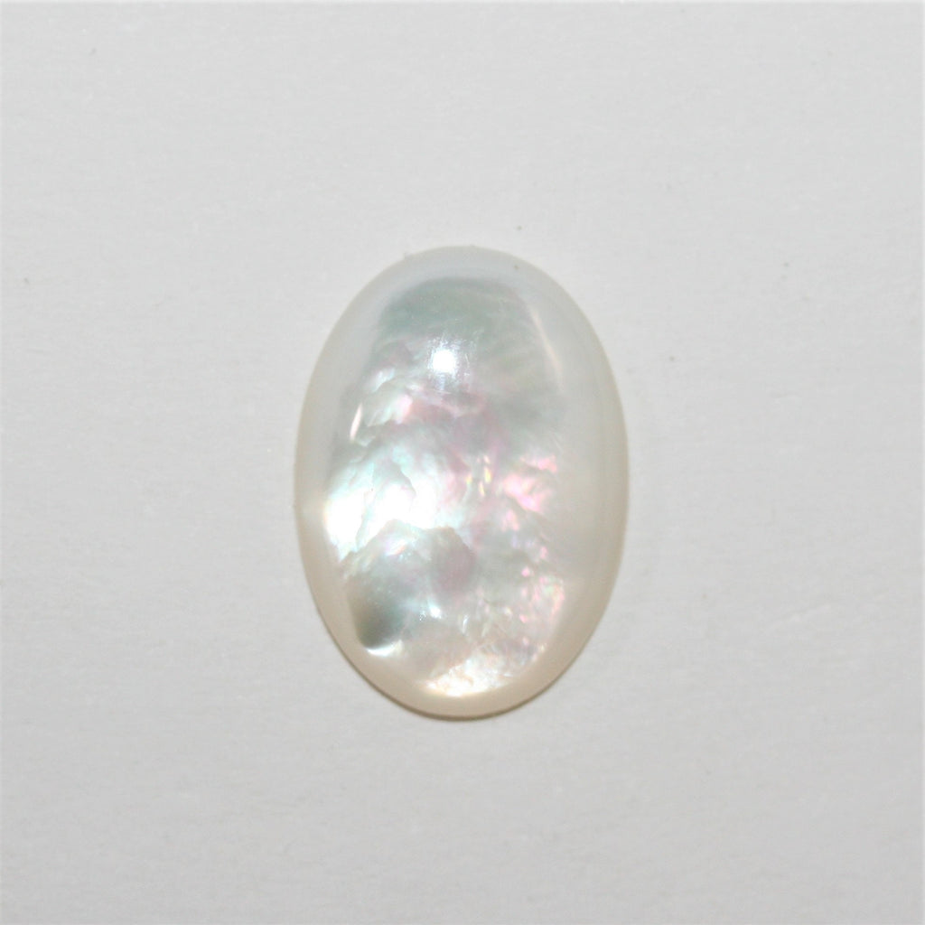 MOP Oval Cabochon 14x10mm (8 pieces).