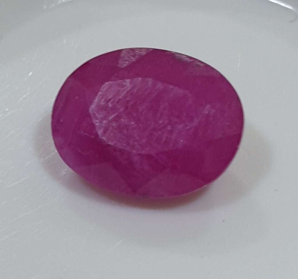 1 Pc Natural Ruby Oval   4.58 CT 11x8.7mm- Natural Gems Red Ruby- Stones For Setting