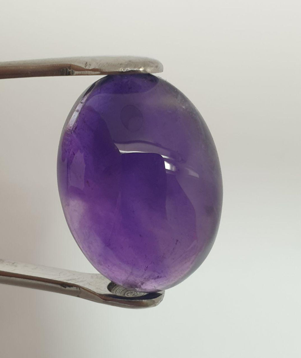 Top Quality African Amethyst Oval Cabochon 23.1x17.3x16.5mm.-(26ct).
