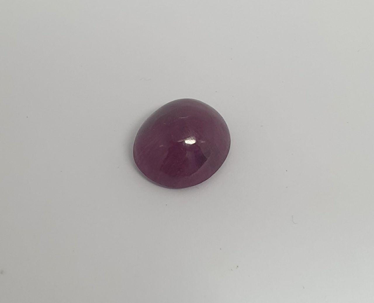 BIG Natural Untreated Ruby Cabochon 14.1X12.6mm 11.56ct Natural Gemstone Gems For Jewelry