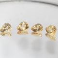 Lote de 4 piezas de citrino facetado gota 11x9 mm. (4 piezas).