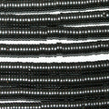 Perles rondes lisses en hématite St, 40 mm x 1 mm, 16 pouces (40 cm) de diamètre, longueur du fil : 40 mm