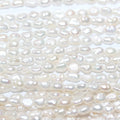 12" St Baroque Pearl Beads 3-3,5mm -Strand 36cm -Natural Pearls wholesale Prices