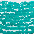 Perles de pépites lisses en amazonite St de 15 pouces (environ 39 cm), diamètre 5-11 mm. Longueur du fil : 39 cm.