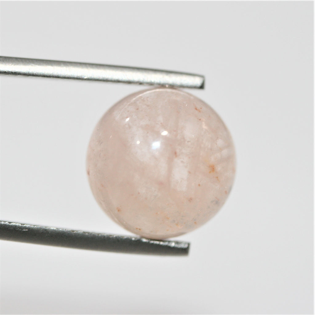 Morganite Round Cabochon 12 mm. (6 pieces)