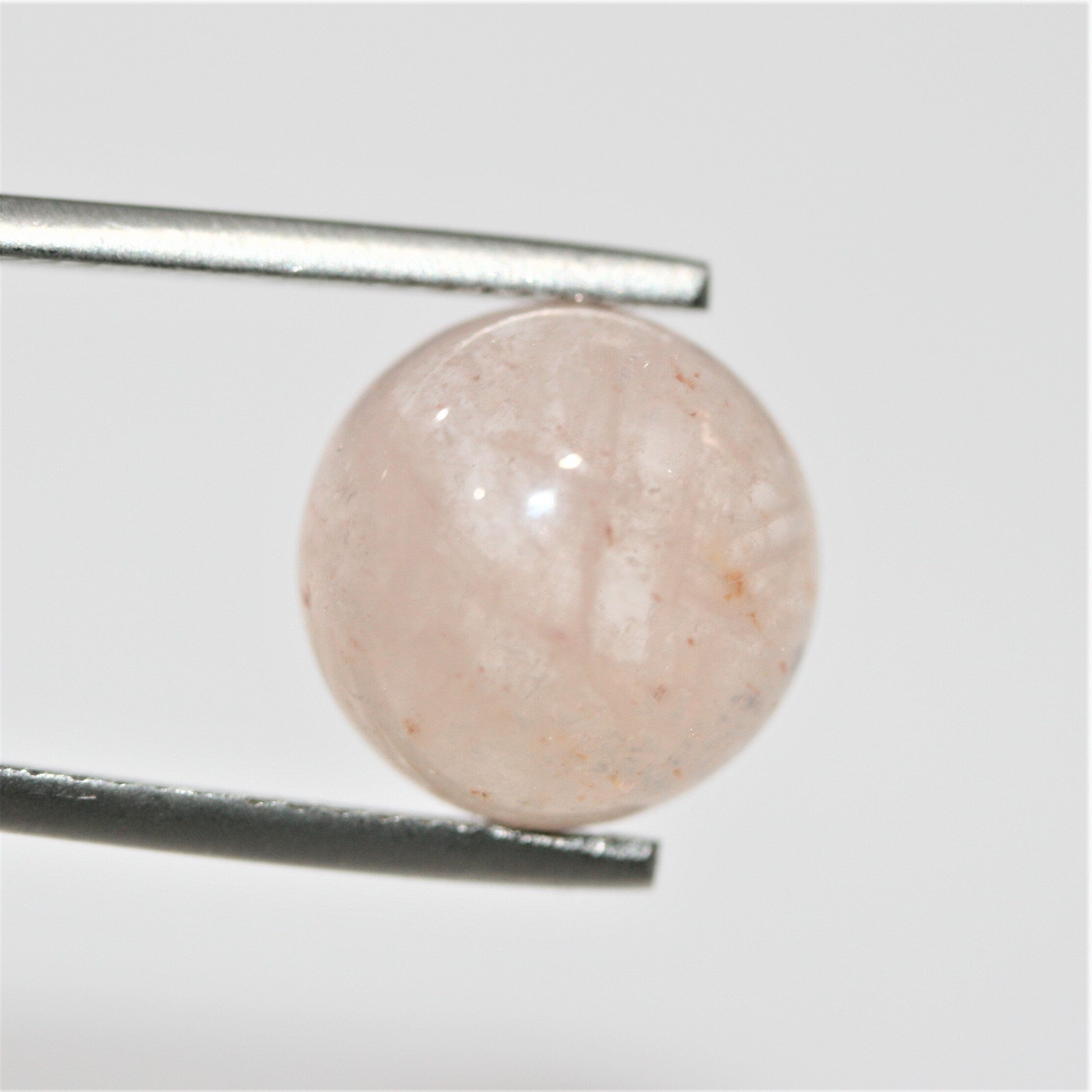 Morganite Round Cabochon 12 mm. (6 pieces)