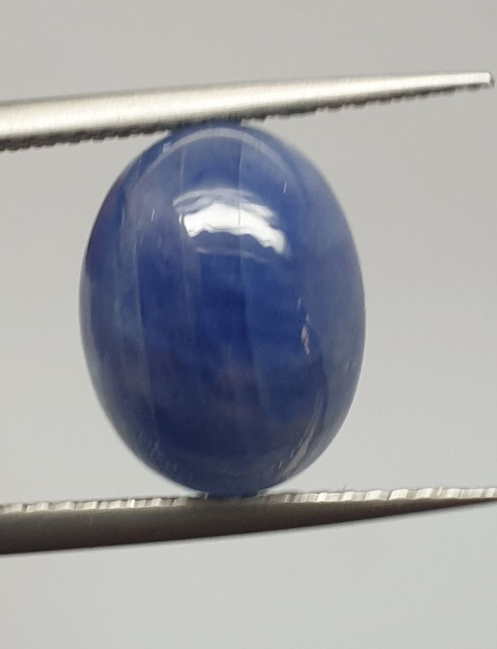 Natural   Blue Sapphire Oval Cabochon 12.5x9.7mm. (7.2ct.)