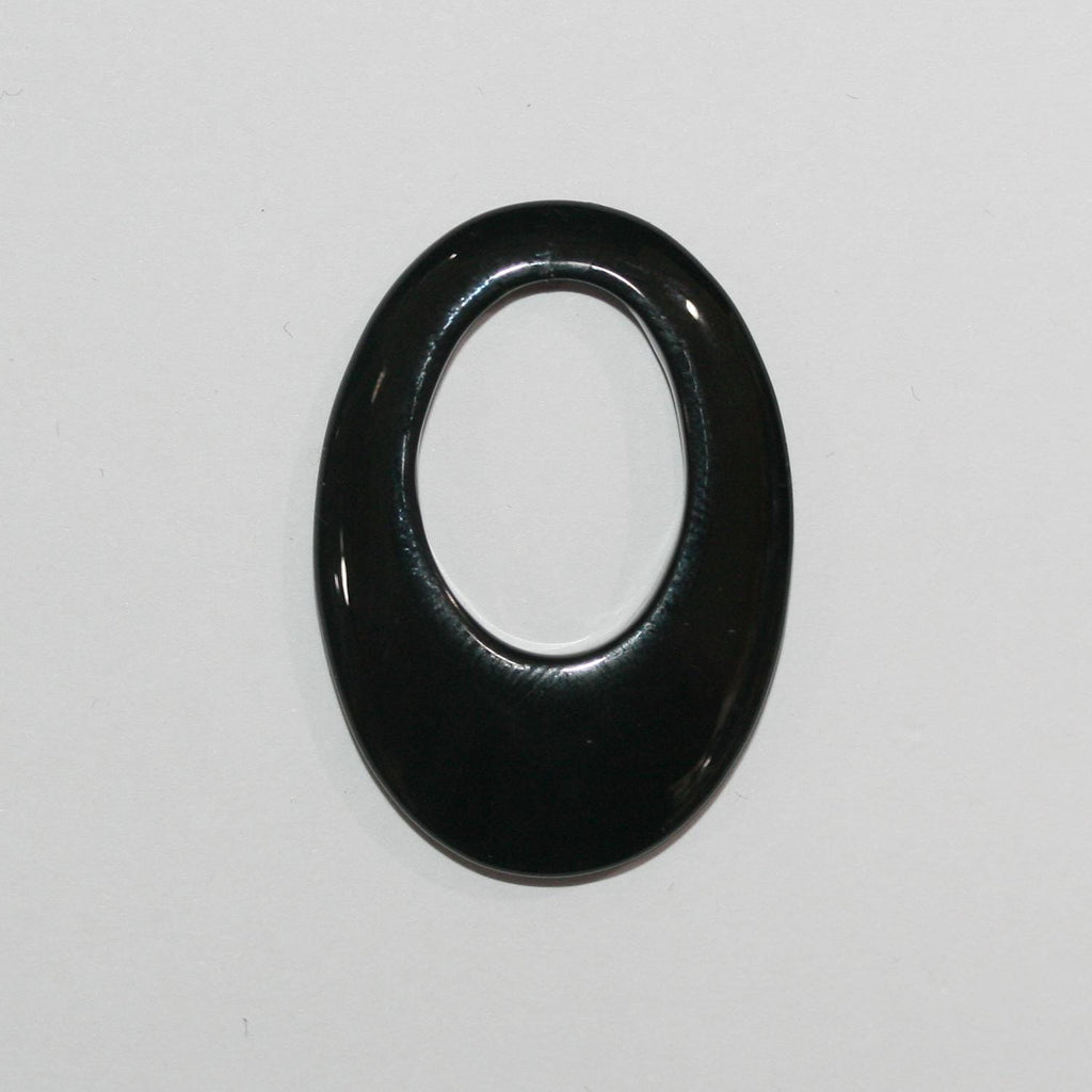 Colgante Ónix Ovalado Liso 35x25mm.