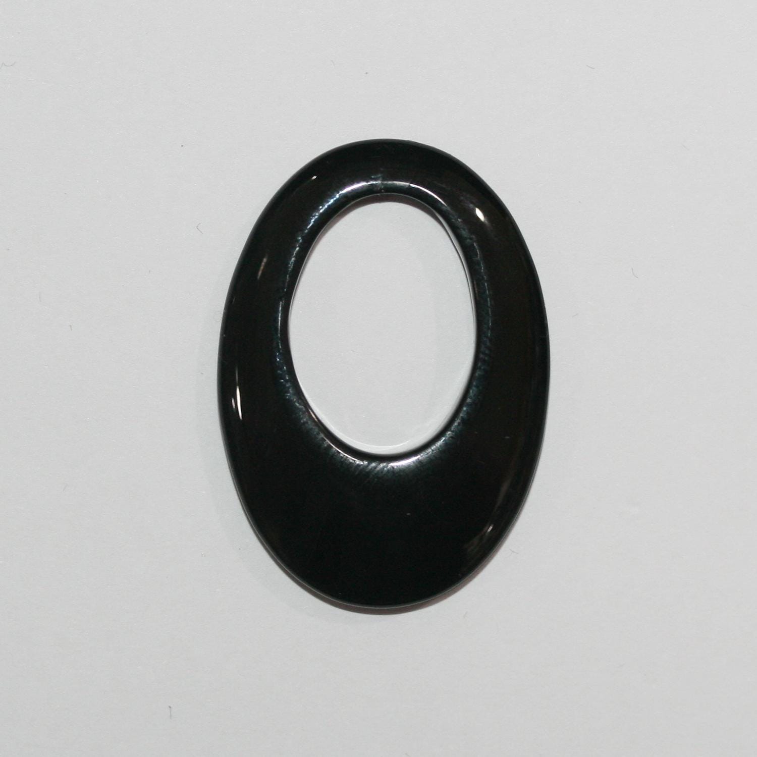 Colgante Ónix Ovalado Liso 35x25mm.