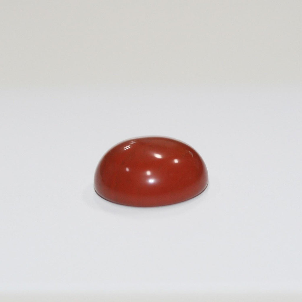 Smooth Round Red Jasper Cabochon  ( 10Pcs ) 12mm.