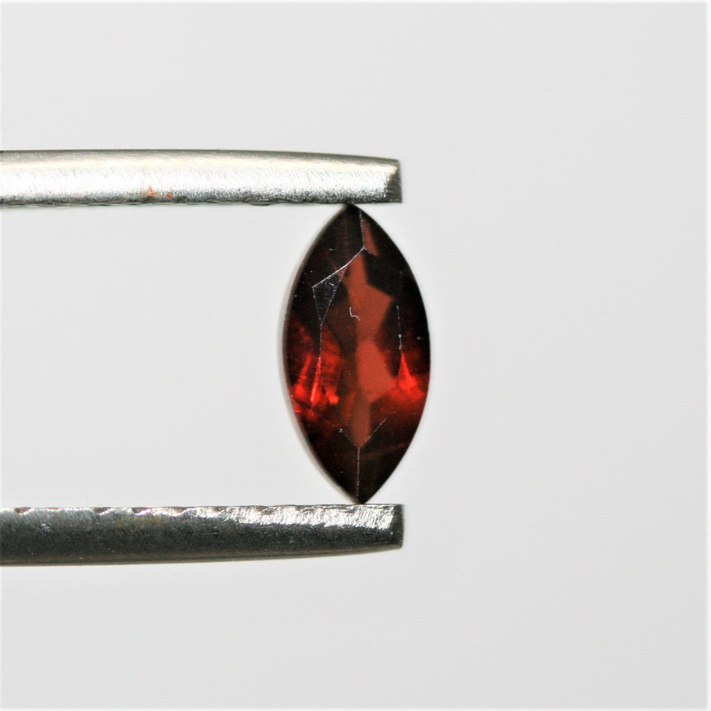12 Pcs Lot of Faceted Marquis Garnet 8x4mm. (12 Pieces)