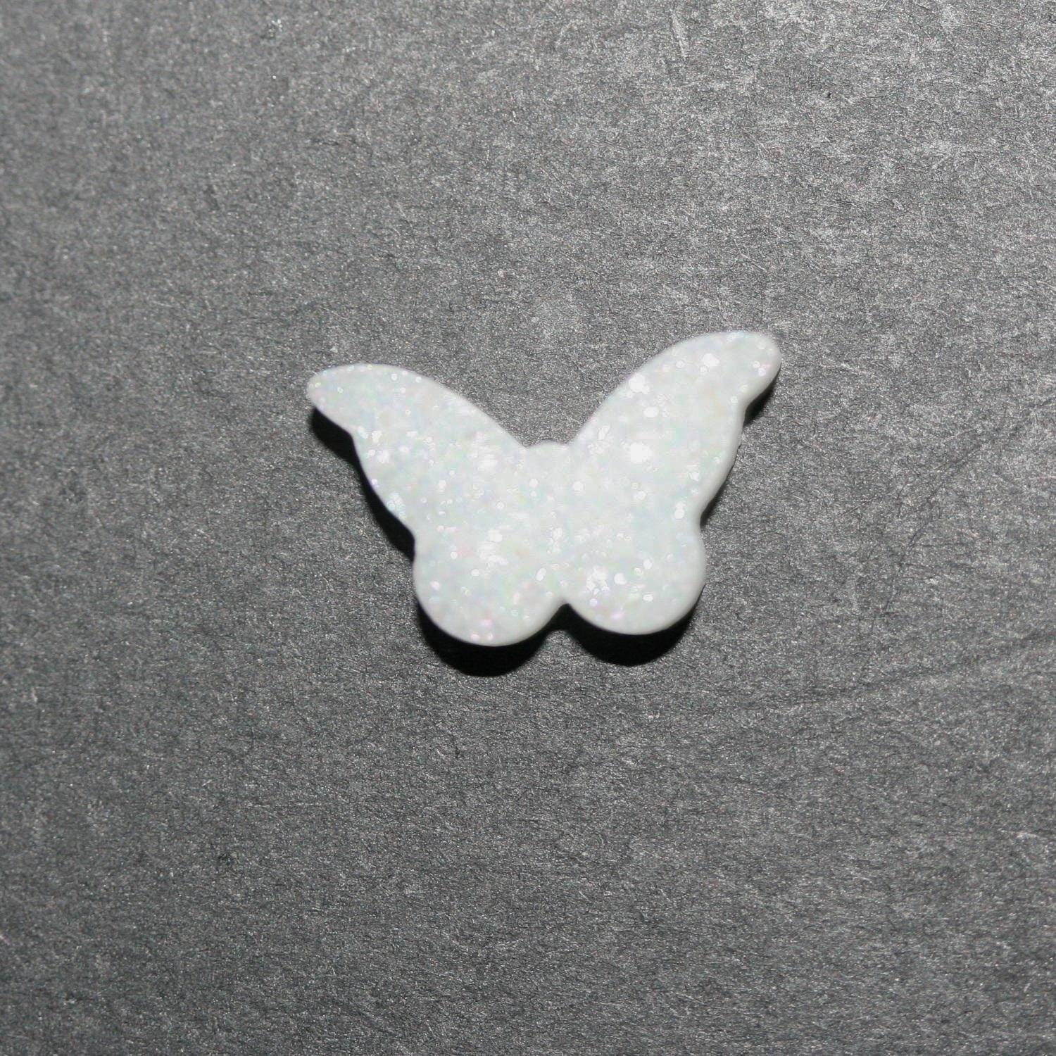 Colgante Mariposa de Ágata Druzzy Blanca 15x9mm.-Ref.14856