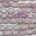 Perles cylindriques lisses en kunzite St de 15 pouces (16 x 10 mm). Longueur approximative du fil : 39 cm.