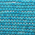 Perles rondes à facettes en turquoise St. de 15 pouces, 4-4,5 mm. - Fil de 39 cm.