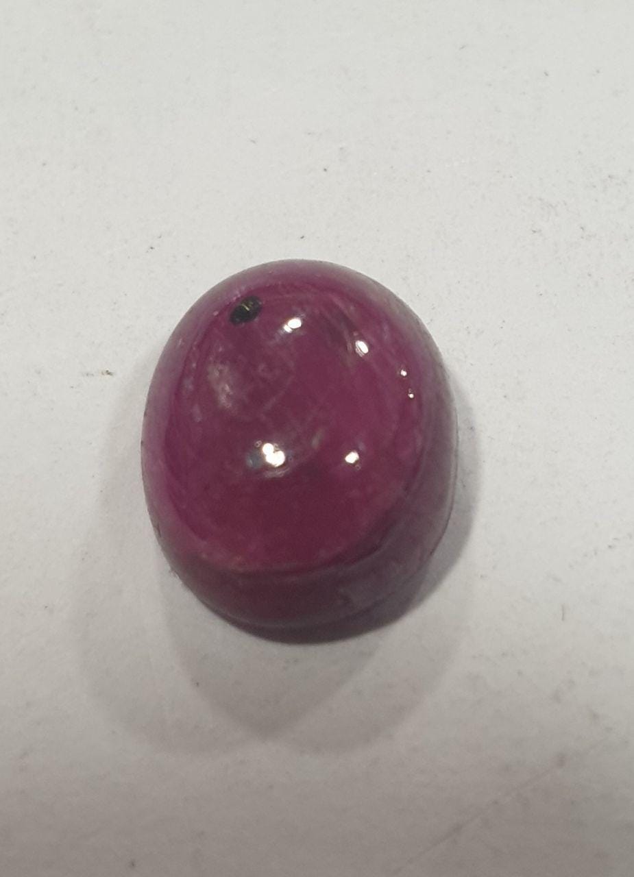 Natural Ruby Oval Cabochon 10X8mm(4.5ct.) Jewellery Setting Stones