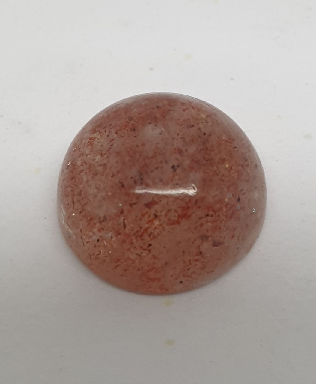 Natural Orange  Sunstone Round Cabochon 12mm  Gem And Gemstone Wholesaler