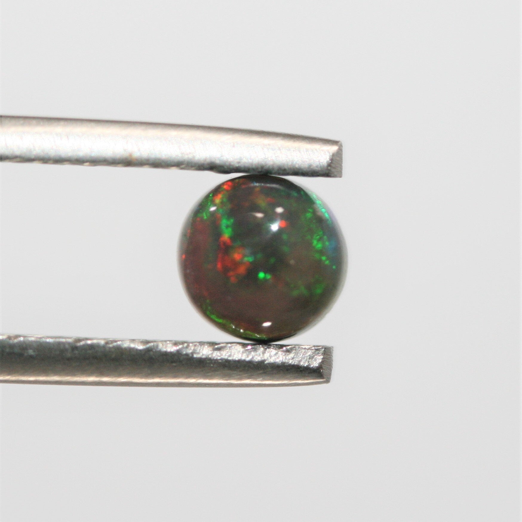 Ethiopian Black Opal Lot Round Cabochon 5mm. (10pcs)  -Gemstone Parcels-Loose Stones Wholesale Price