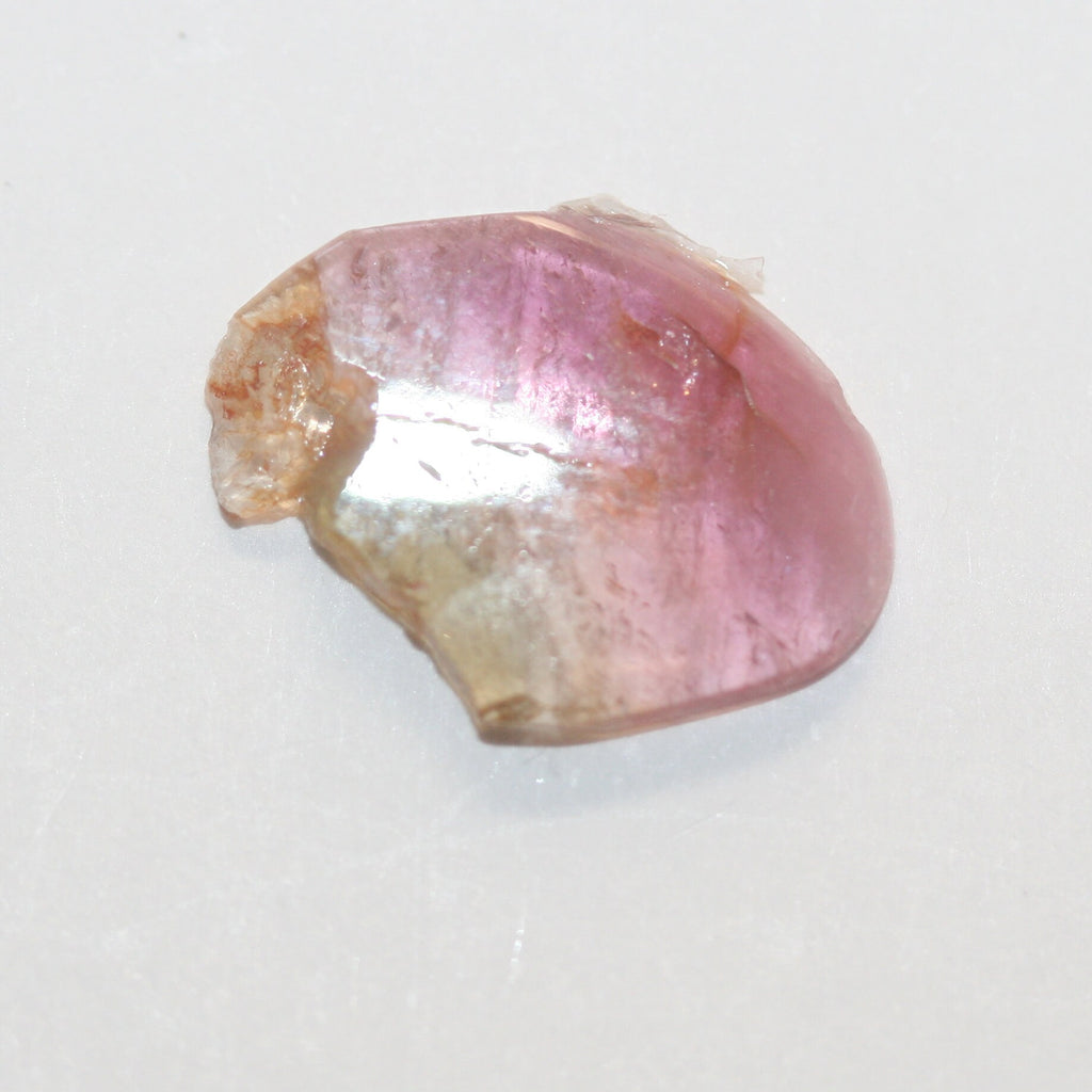 Watermelon Tourmaline Oval Flat Cabochon 14x10.7mm.(2.3ct.)