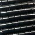 Perles carrées plates et lisses en hématite St, 7 mm, 40 cm (16 pouces).