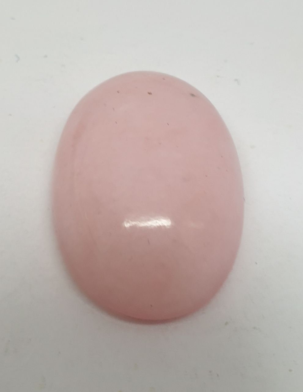 Peruvian Pink Opal Oval  Cabochon 24x16.5mm 20.94ct -Jewelry Design