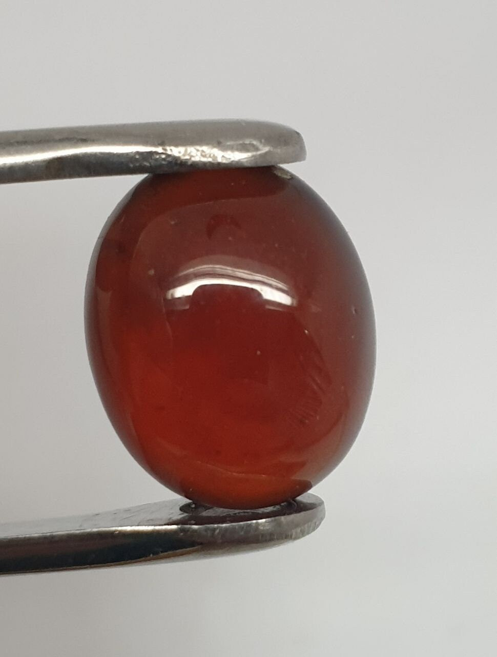 Hessonite Garnet Oval Cabochon 16.5x13.2mm 15.5 ct - Designer Cabochon
