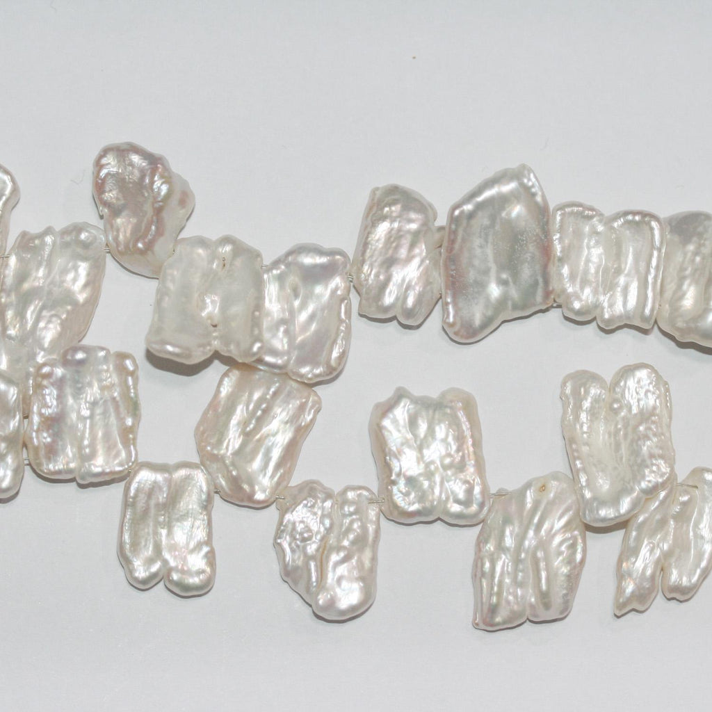 13" St FreshWater Keshi Pearl 18x13mm.Approx-Strand 36cm -Natural Pearls wholesale Prices