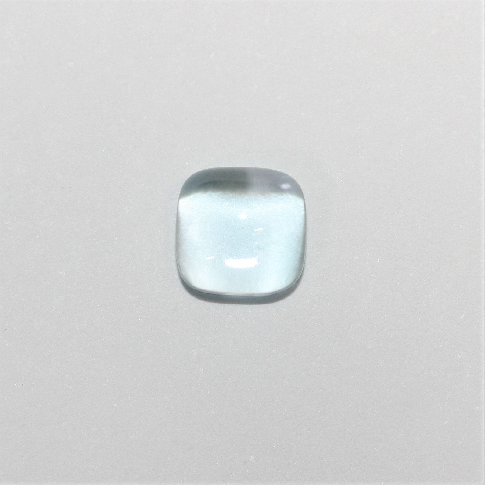 Sky Topaz Smooth Cushion Cabochon 7 mm. - 1 piece