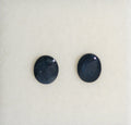 Sapphire Pair Oval Cabochon 5x4mm.