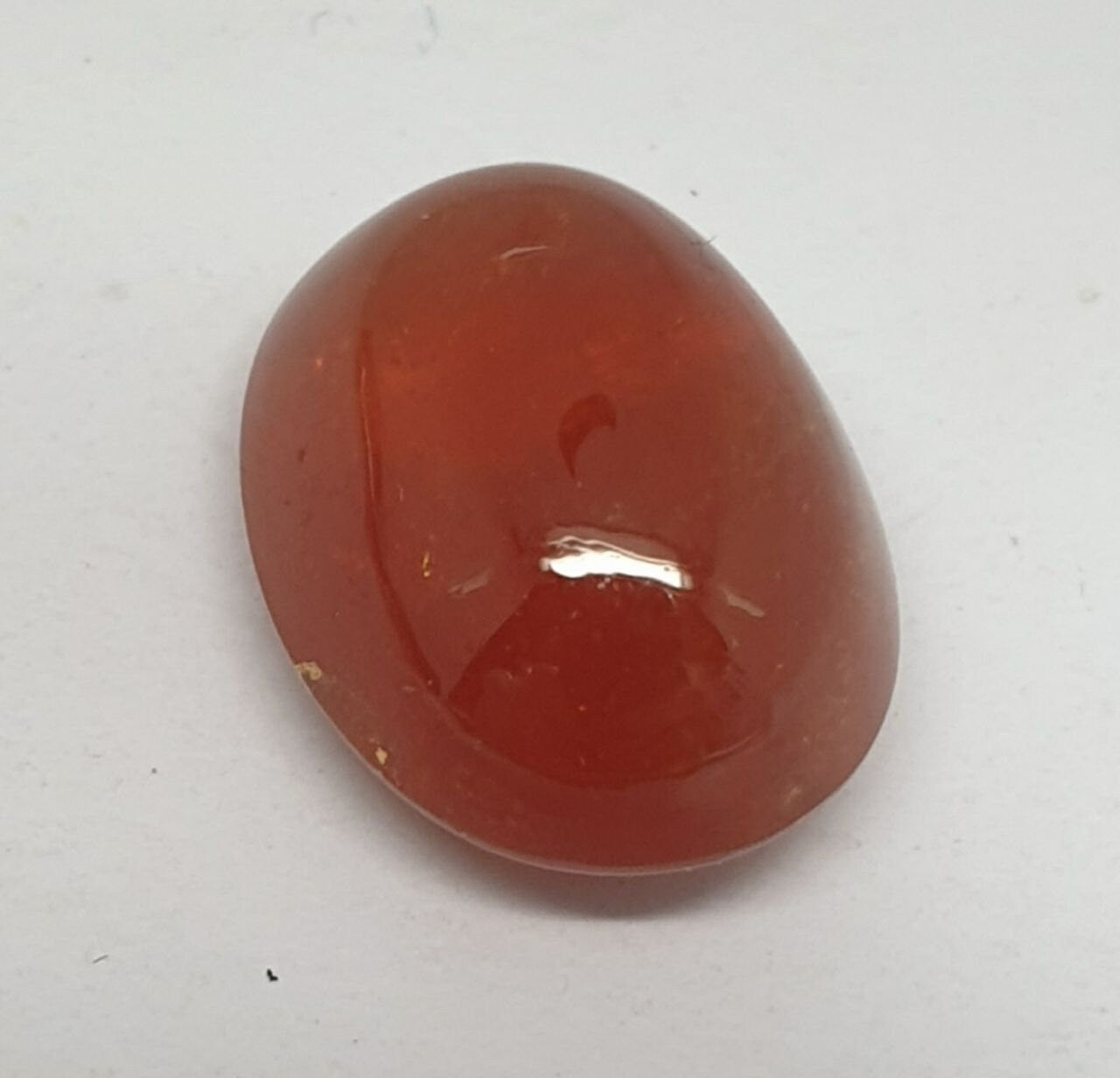 Spessartine Garnet Oval Cabochon 14x10.6mm. (10.7ct.).