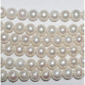 Perles d'eau douce rondes AAA de 8 mm, 15 pouces (38 cm) de long. Bonne brillance et forme.