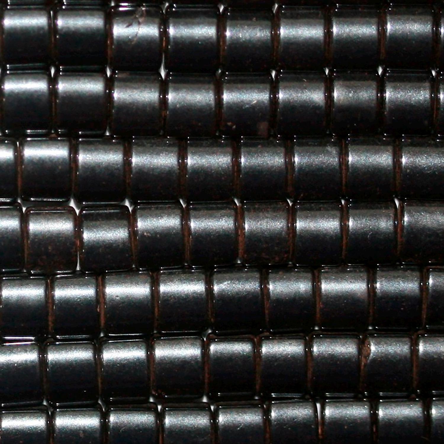 Perles rectangulaires lisses en hématite St de 40 cm (16 pouces), 3,5 x 4,5 mm - Fil de 40 cm