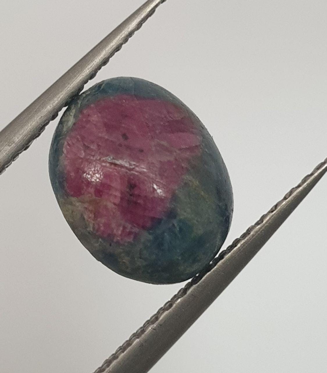 Ruby Zoisite Oval Cabochon9.9x8.1mm 3.8ct Natural Untreated Gemstone