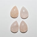 Morganite Smooth Drop Cabochon ( 4 Pcs ) 10x7mm.