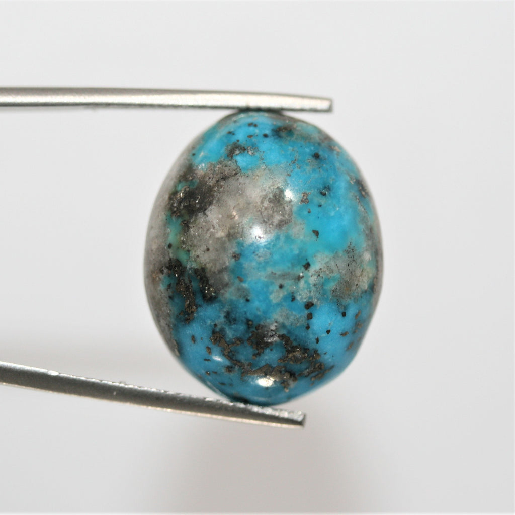 Natural Unique Persian Turquoise Cabochon 22.6x17.8mm. - 11mm. Height - (32.65ct.) - Blue Turquoise- Natural Gems- Rare Gems