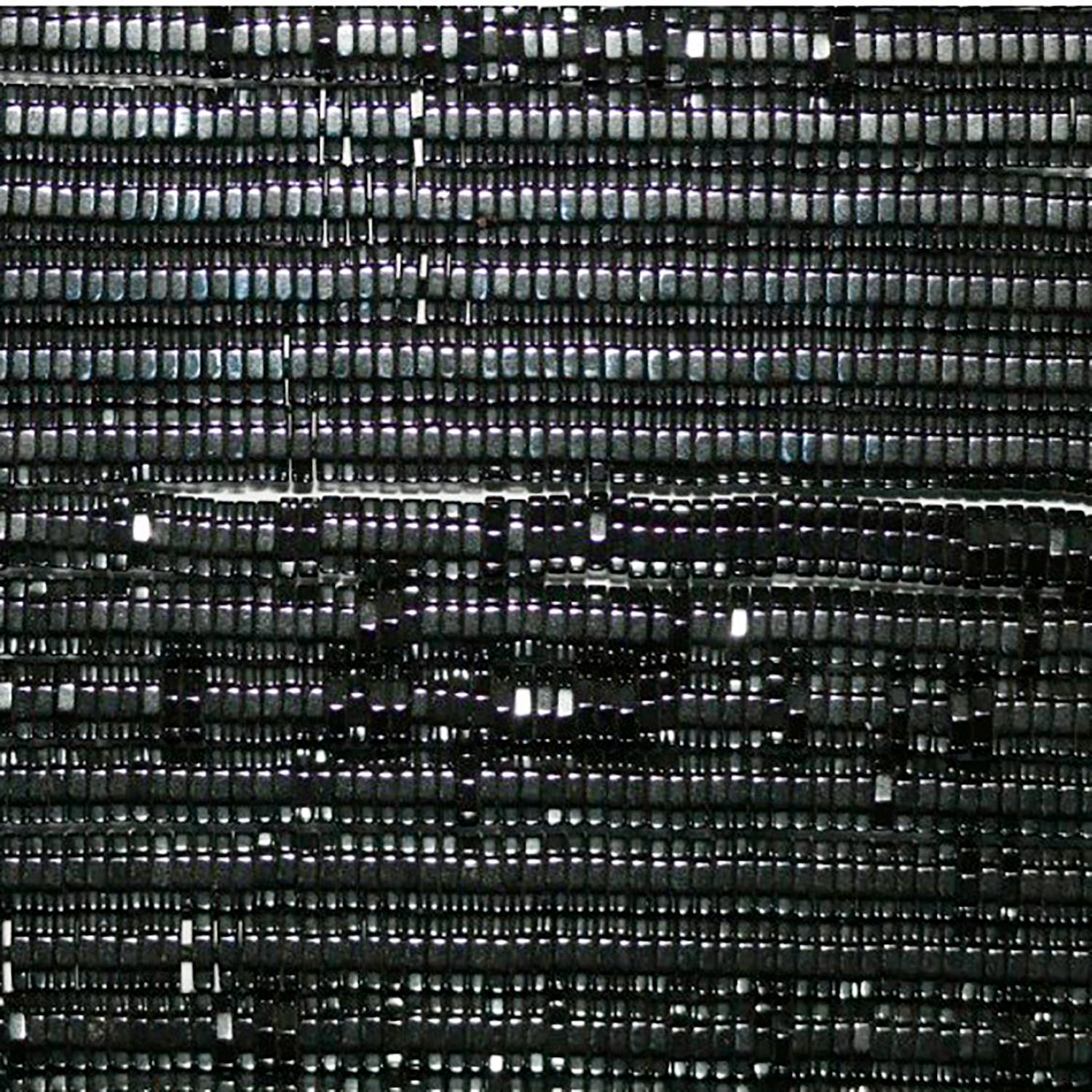 Perles hexagonales plates et lisses en hématite St, 40 cm (16 pouces), 4 x 1 mm, longueur 40 cm (16 pouces).